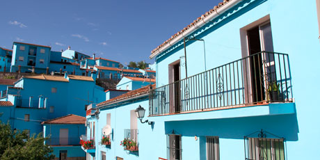 Smølfernes by i Malaga