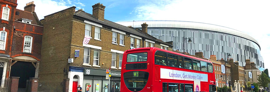 Fodboldrejser til Tottenhams nye Stadion i London