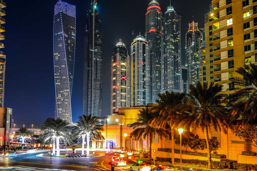 Natteliv i Dubai