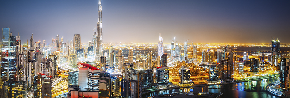 Skyline i Dubai