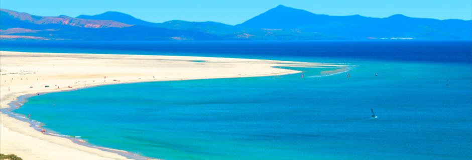 Jandia strand på Fuerteventura