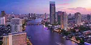 Flod i Bangkok