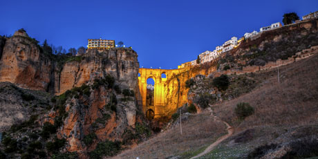 Byen Ronda i Malaga