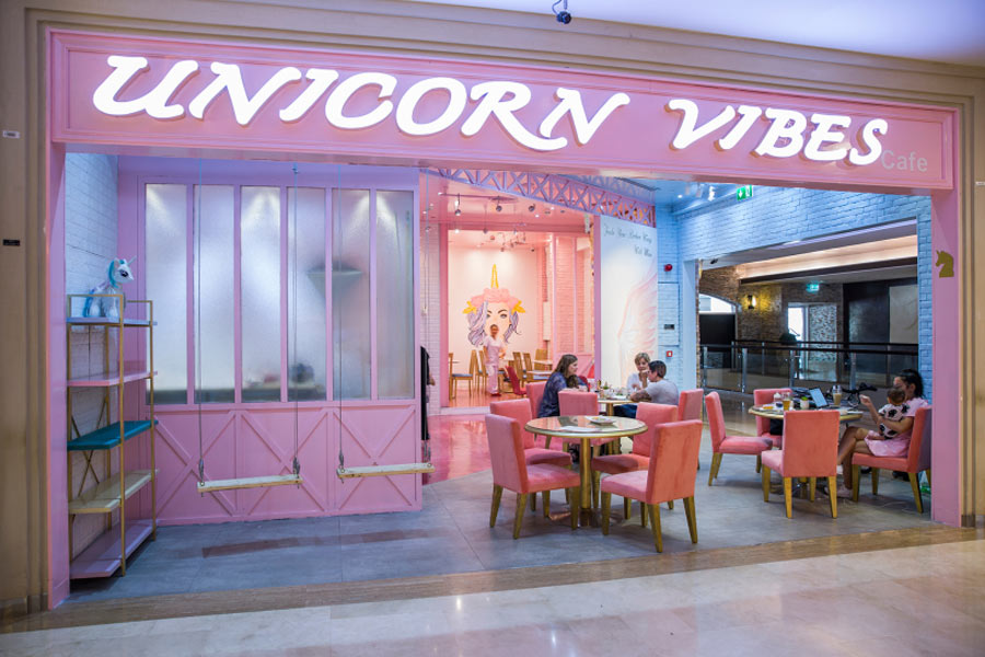Unicorn Vibes Café i Dubai